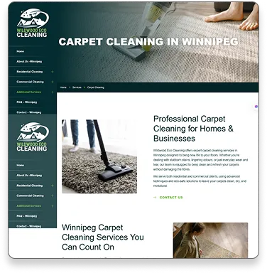 Instalogic Marketing : Wildwood Eco Cleaning