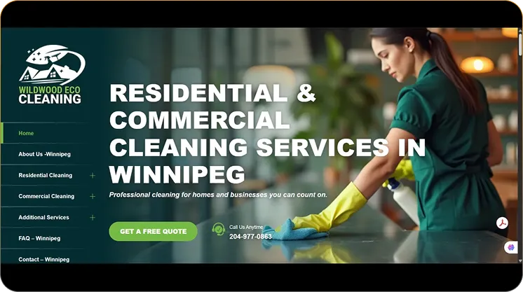 Instalogic Marketing : Wildwood Eco Cleaning